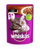 Вологий корм для котів Whiskas з індичкою в соусі 100 г