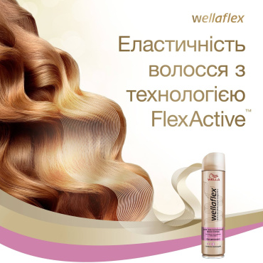Лак для волосся WELLAFLEX для чутливої шкіри голови Сильної фіксації 250 мл фото 3