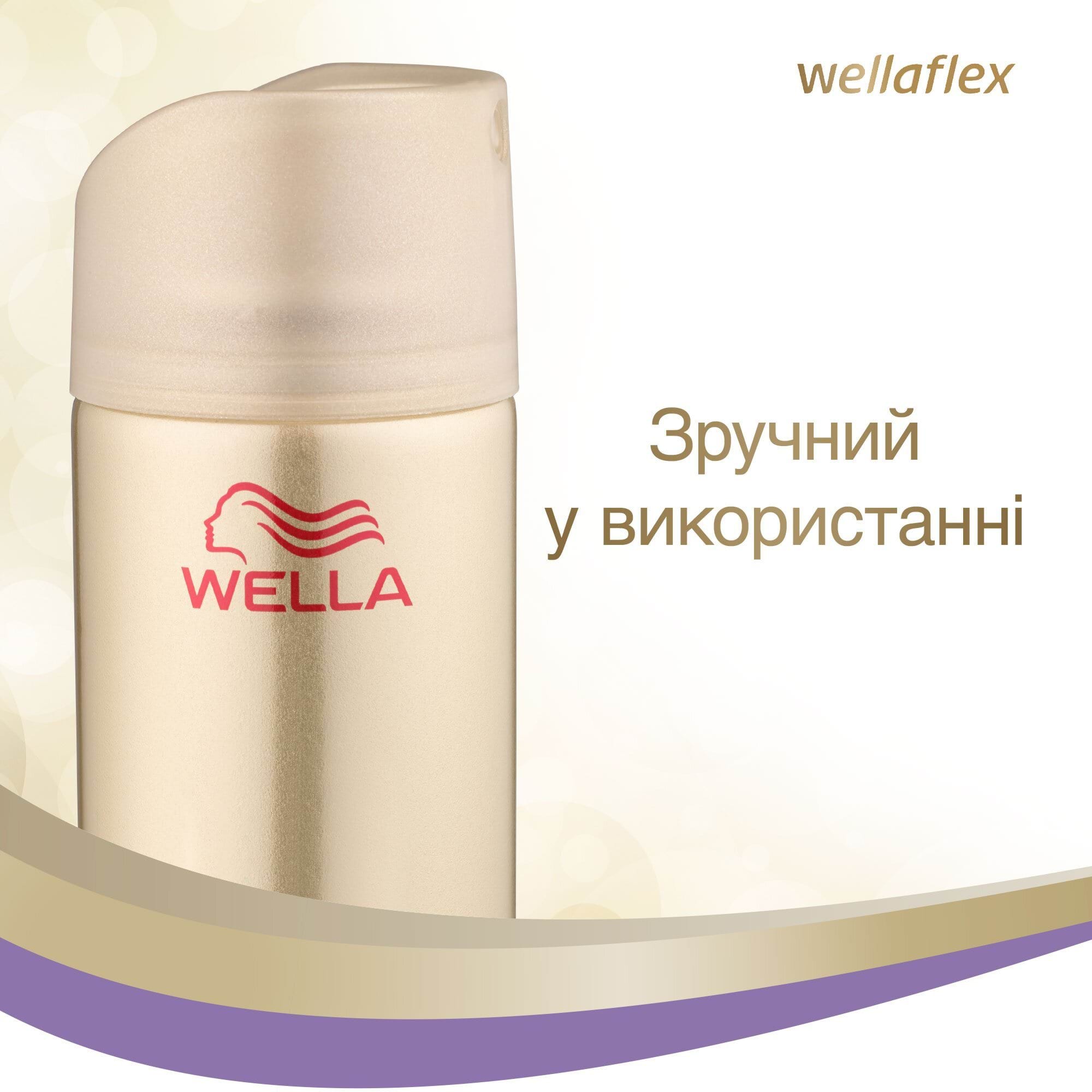 Лак для волос WELLAFLEX объем для тонких волос, суперсильная фиксация, 250 мл