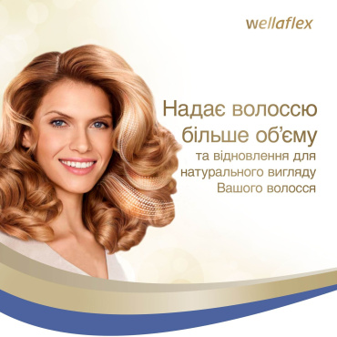 Лак для волос WELLAFLEX объем и восстановление, суперсильная фиксация, 250 мл фото 1