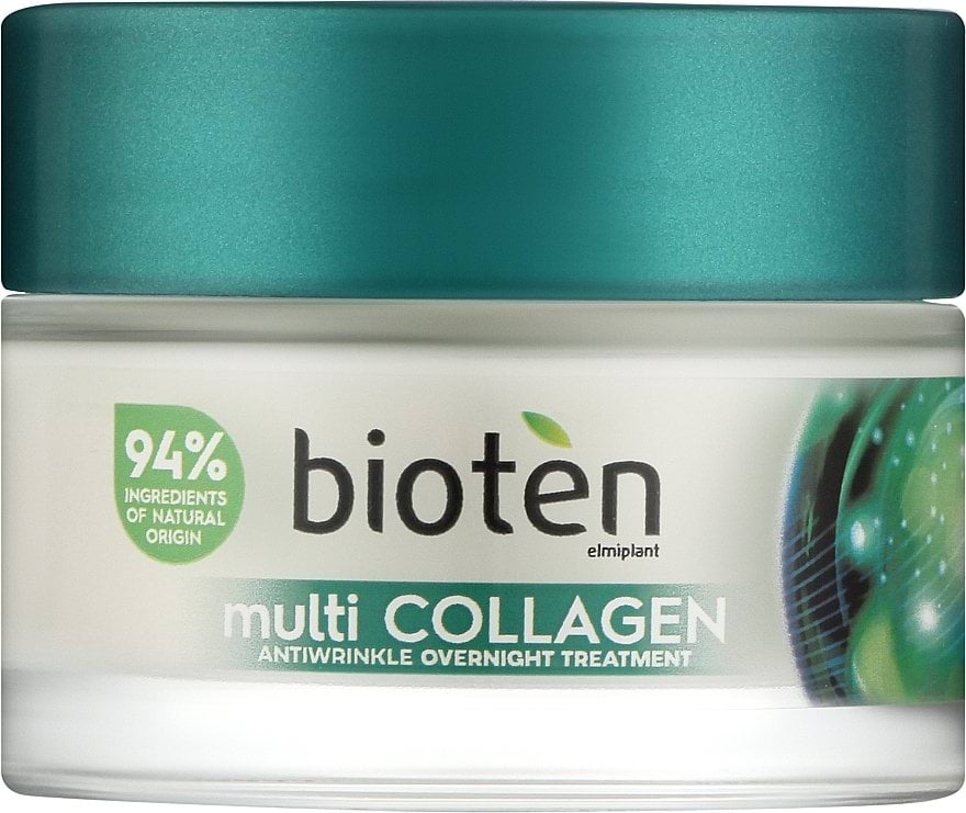Крем для обличчя Bioten Multi-Collagen проти зморшок із колагеном нічний 50 мл