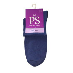 Женские носки Premier Socks средние 4В35/2 б/рис. джинс р.23-25
