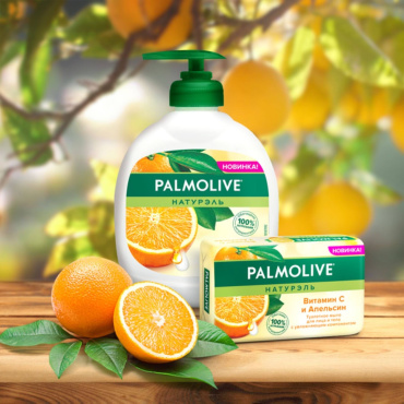 Жидкое крем-мыло для рук Palmolive Натурэль Витамин C и Апельсин 300 мл фото 8