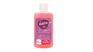 Жидкость для снятия лака Violetta с маслом розы, 100 мл