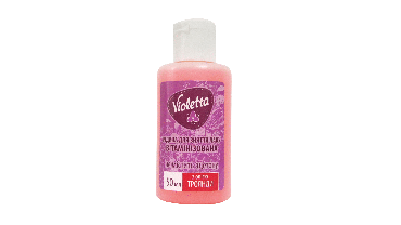 Жидкость для снятия лака Violetta с маслом розы, 50 мл