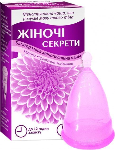 Менструальна чаша "жіночі секрети", розмір l, № 1