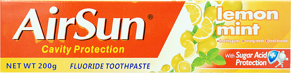 Зубна паста Airsun Lemon mint, 200 г