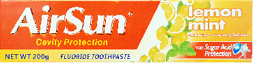 Зубна паста Airsun Lemon mint, 200 г