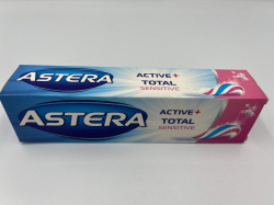 Зубная паста Astеra Active + Total + Sensitive, 110 г