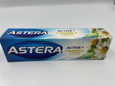 Зубна паста Astеra Active з екстрактами ромашки, 100 г фото 1