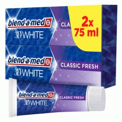 Зубная паста Blend-a-Med 3D White Classic Fresh, 2х75 мл