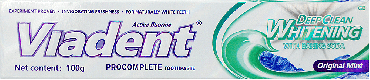 Зубная паста Viadent Deep Clean Whitening, 100 г