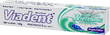 Зубная паста Viadent Deep Clean Whitening, 100 г фото 1