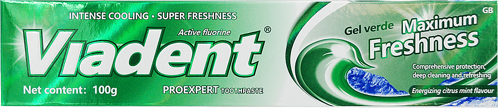 Зубна паста Viadent Maximum Freshness, 100 г