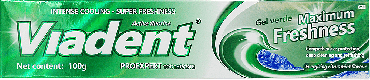 Зубна паста Viadent Maximum Freshness, 100 г