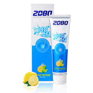 Зубна паста Aekyung 2080 з харчовою содою і екстрактом лимону, 120 г