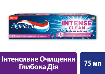 Зубная паста Аквафреш Интенсивное Очищение Глубокое Действие 75 мл