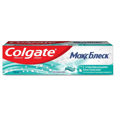 Зубна паста Colgate МаксБлиск відбілююча 100 мл фото 2