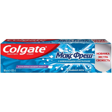 Зубная паста Colgate Макс Фреш Взрывная мята гель 100 мл фото 1