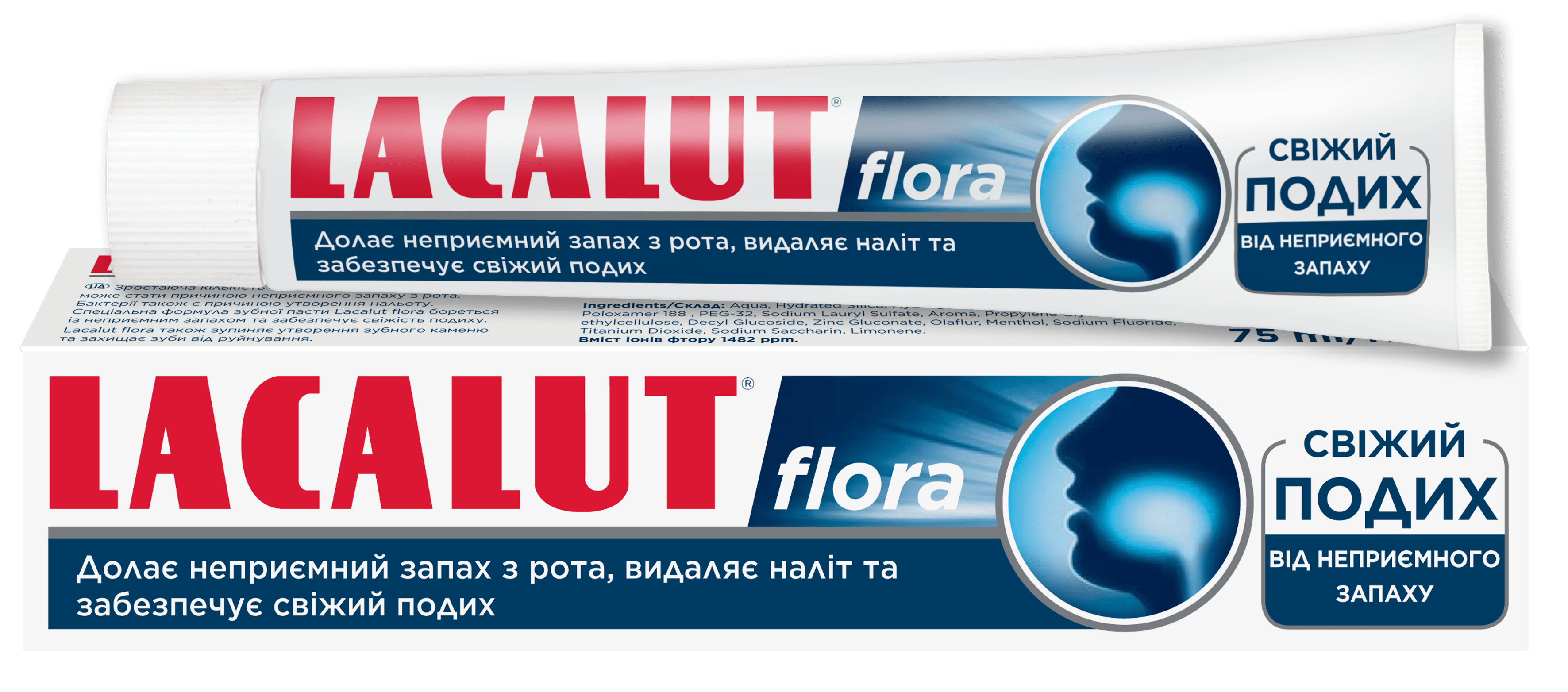 Зубна паста Лакалут Флора,75мл