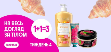 Вона їде в Париж: 1+1=3 на весь догляд за тілом